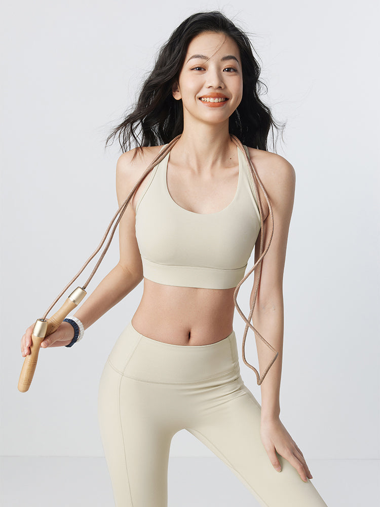 LYCRA® SPORT™素材ゆれないオーロラ トップス スポーツブラ - SLOLI