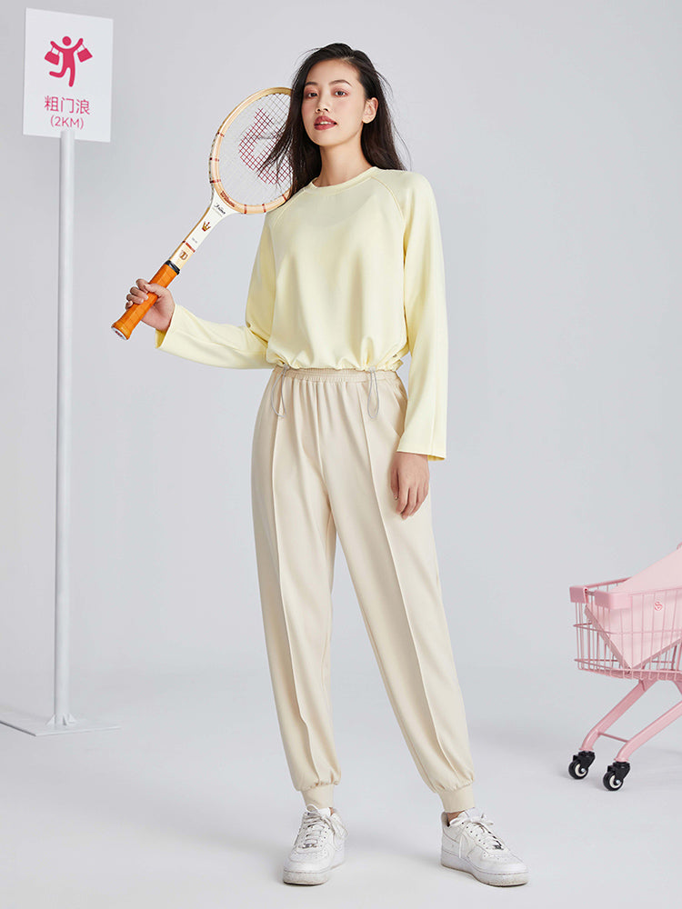 ピンタックスリット入り ゆったりパンツ - SLOLI