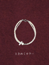 【平安お守り】うたかた桜ブレスレット / 3mm極細ローズクォーツ×淡水ベビーパール（ピンク玉平安扣）
