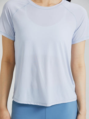 LYCRA® SPORT™素材メッシュ入りTシャツ（半袖） - SLOLI