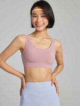 背中開きデザイン高強度スポーツブラ - SLOLI
