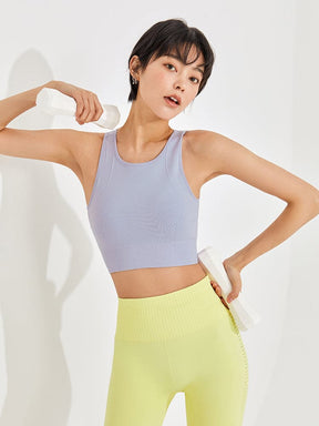メッシュ入り トップス スポーツブラ