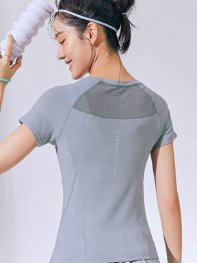 むんむんしないメッシュ入りTシャツ（半袖）