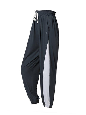ミックスカラー薄手カジュアルパンツ