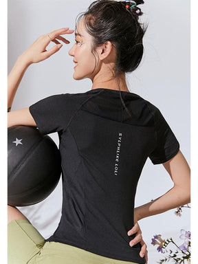 むんむんしないメッシュ入りTシャツ（半袖）